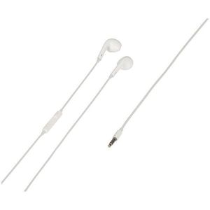 Headphones: AA2158 - Digitech White Stereo Earphones with Microphone and Volume Control
