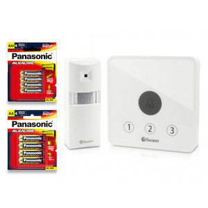 Surveillance: Swann SWADS-ALARMK-Kit1 Driveway/Entry Alarm Kit DIY and batteries