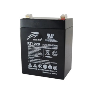 All: RT1229 - Ritar 12V 2.9Ah Sealed Lead Acid Battery