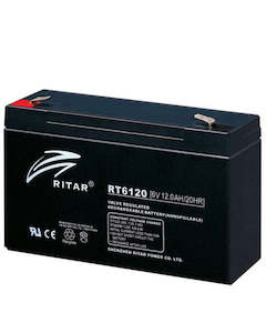 All: RT6120 - Ritar 6V 12Ah Sealed Lead Acid Battery