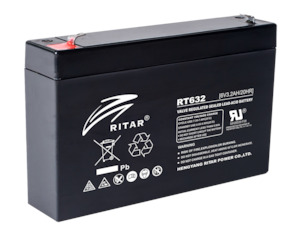 RT632 - Ritar 6V 2.8Ah Sealed Lead Acid Battery
