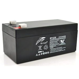 RT1232 - Ritar - 12VDC 3.2Ah Sealed Lead Acid Battery