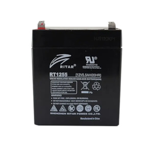 RT1255F1 - Ritar - 12VDC 5.5Ah Sealed Lead Acid Battery