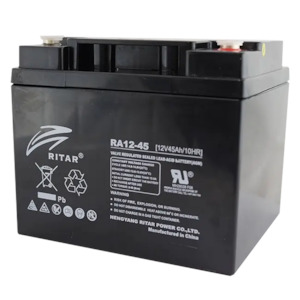 RA12-45 - Ritar - 12VDC 45Ah Sealed Lead Acid Battery - F11 Terminals