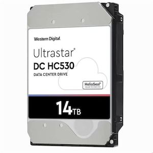 Storage And Memory: WD Ultrastar 14TB DC HC530 SATA 3.5" 7200RPM 512MB NAS Hard Drive