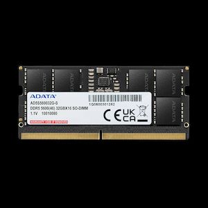 AD5S560016G-S - ADATA 16GB DDR5-5600 2048x8 SODIMM Lifetime wty