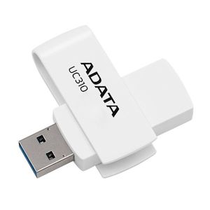 UC310-256G-RWH - ADATA UC310 Swivel USB3.2 256GB White Flash Drive