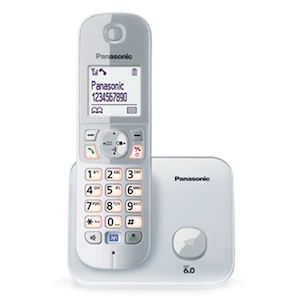 Telephone: Panasonic KX-TG6811NZS Cordless Telephone - DECT 6.0 - 1.8 GHz