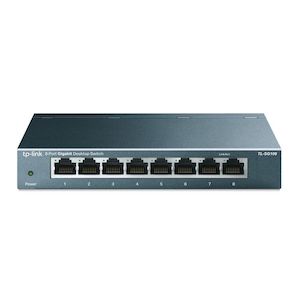 Switches: TL-SG108 - TP-Link TL-SG108 Steel Housing 8-Port 10/100/1000Mbps Desktop Switch