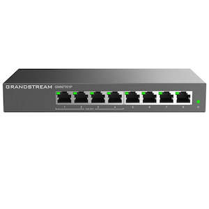 Switches: GWN7701P - Grandstream GWN7701P 8 Port Gigabit Unmanaged Ethernet Switch with 4 Ports PoE