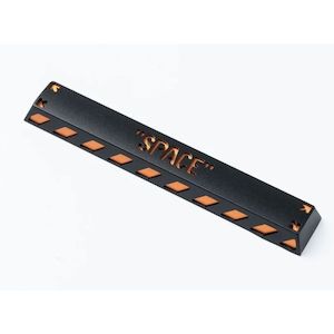 Gaming: KEYC-AT-6 - Spacebar Key Aluminium Alloy Black Artisan Keycap (6.25u)