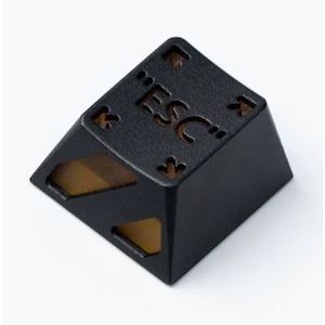 Gaming: KEYC-AT-8 - Keychron ESC Key Aluminium Alloy Black Artisan Keycap (1u)