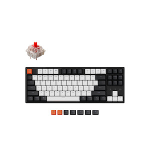 KEYC-C1-B1 - Keychron C1-B1, 80% TKL Layout 87 Keys, Red Switch, RGB, Wired Mech&hellip;