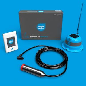 Water Management: Smart Water SW900-STARTER-W - Starter Pack with Wall Mount WiFi LCD Water System