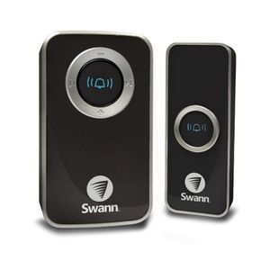 Smart Doorbell: Swann DC820PB Wireless Door Chime with Receiver - Black