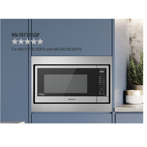Microwave Ovens: Panasonic NN-TK712SSQP Trim Kit for NN-ST776SQPQ, NN-ST785SQPQ, NN-SE792SQPQ - Stainless Steel