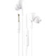 XCD Wired In-Ear with Mic Headphones (White)