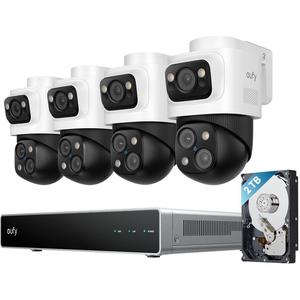 eufy S4 Max NVR POE 24/7 Security System [4 x PTZ Cameras]