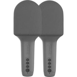 All: XCD Bluetooth Karaoke Microphone with Speaker 2 Pack (Grey)