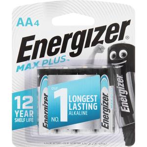 Batteries: Energizer Max Plus AA Batteries (4 Pack)