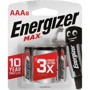 Energizer Max AAA Battery (8 Pack)