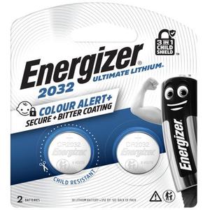 Energizer Ultimate Lithium 2032 Coin Battery (2 Pack)