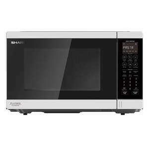 Home Appliances: Sharp 30L 1200W Flatbed Inverter Sensor Microwave (White)