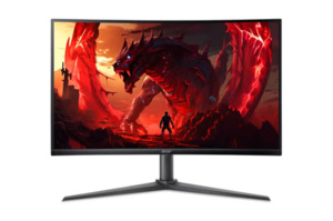 Monitors: Acer Nitro XZ270U 27" Curved 2560x1440 QHD DP HDMI Gaming LCD 180Hz