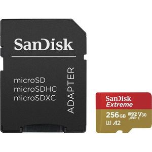 Storage And Memory: SDSQXAV-256G-GN6MA - Sandisk 256GB High Extreme microSDXC Class 10, Reads 190MB/S, Writes 130MB/S