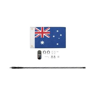 Light Bulbs: 1.2m Whip Car Antenna with Spiral LED Lights