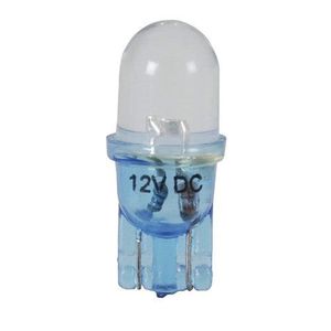 Light Bulbs: T10 Wedge Replacement LED Globe (Blue)