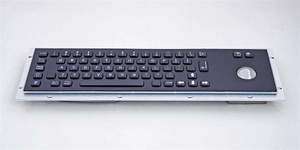 Inputel Stainless Steel Keyboard + Trackball KB001 ~ USB