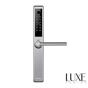 Smart Locks: The ERSKINE LUXE Narrow Entrance Lock - Silver, Fingerprint, TTLock, Pin, Prox, E-Key & Key override