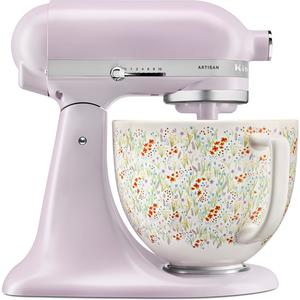 Home Appliances: KitchenAid KSM156 4.7L Artisan Stand Mixer with Ceramic Floral Bowl