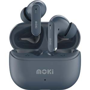 MokiPods True Wireless Stereo Earphones (Steel Blue)