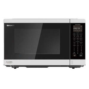 Microwave Ovens: Sharp 30L 1200W Flatbed Inverter Sensor Microwave (White)