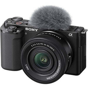 Sony ZV-E10 Vlog Camera 16-50mm II Lens Kit Black