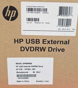 HP USB External DVDRW Drive