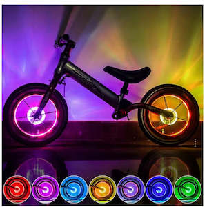 Frontpage: colorful cycling hub light