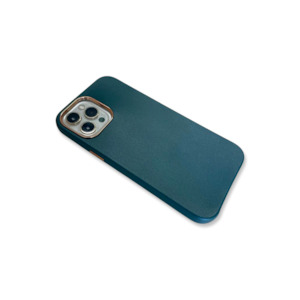 Shockproof Camera Lens Plated Case for iPhone 12 Pro Max-Bottle Green
