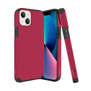 Soft TPU Suede Phone Case Cherry - For iPhone 13