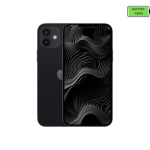 Iphone 12 Series: Apple iPhone 12 64GB Black - Good - Refurbished (Battery 100%)