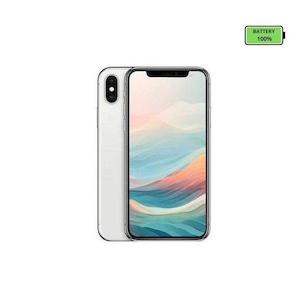 Apple iPhone X 256GB Silver - Excellent - Refurbished (New Battery)