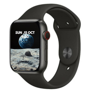 Smart Watches 1: Apple Watch Series 6 44MM Stainless Steel GPS + Cellular Graphite - Excellent Pre-owned