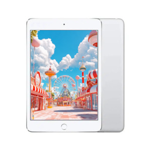 Tablets: Apple iPad Mini 4 128GB WiFi Silver - Acceptable Pre-owned