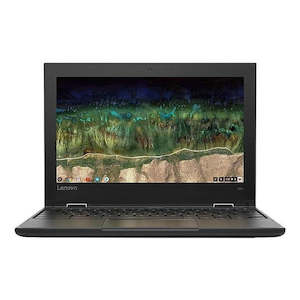 Tablets: Lenovo Chromebook 500e 2nd Gen 11.6" TouchScreen 4GB 32GB - Black - Good Pre-owned