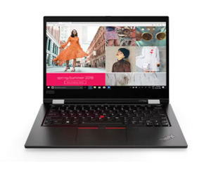 Tablets: Lenovo ThinkPad L13 Yoga Gen 2 13.3" i5 8GB 256GB with Stylus Black Excellent - Pre-owned