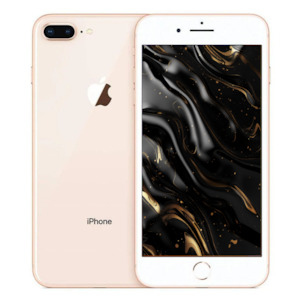 Iphones: Apple iPhone 8 Plus Gold 64GB - Excellent - Refurbished (New Battery)
