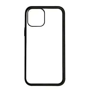 Clear Back Case With Black Frame - For iPhone 14 Pro Max
