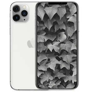 Iphone 11 Series: Apple iPhone 11 Pro 64GB Silver - Good - Refurbished (No Face ID)